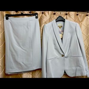 Talbots Suit Skirt, Light Blue, Size 10